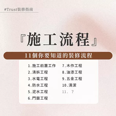 裝修流程